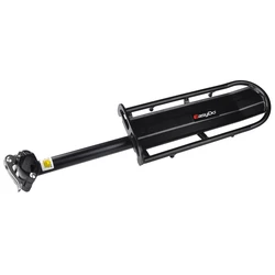 EasyDo Bicycle Bike Luggage Carrier Cargo Rear Rack Aluminum Alloy Adjustable Cycling Bag Stand Holder Seat Post