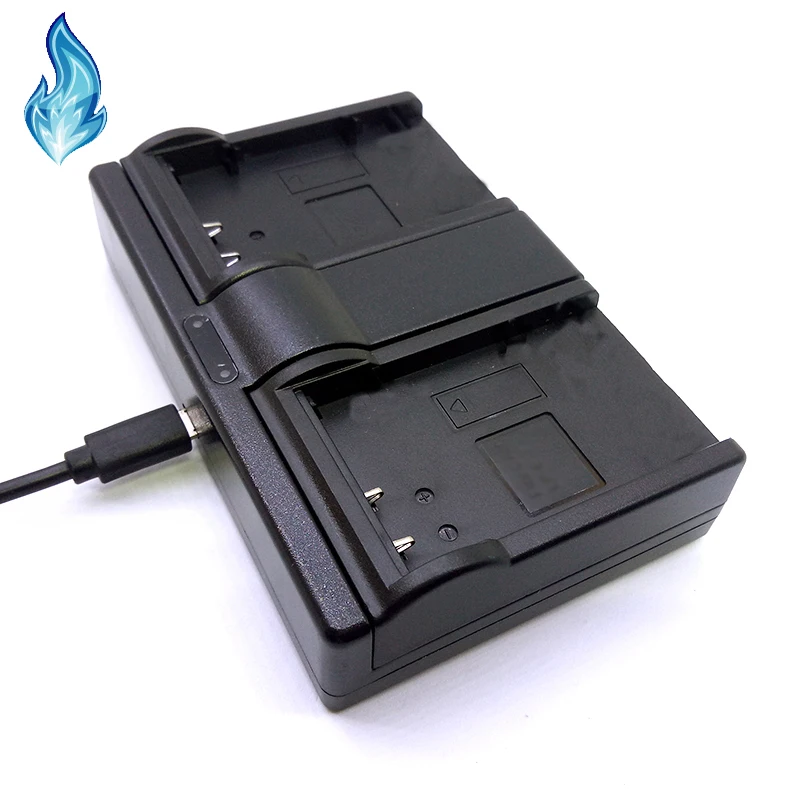 USB Dual charger for SONY NP-FM50 FM70 FM90 NP F970 F980 F960 F950 F770 F750 F570 F550 for JVC V607u V617u and More Batteries