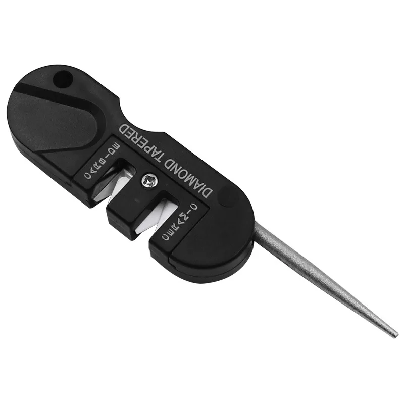 1Pcs Diamant Slijper Tool Messenslijper Wolframstaal Vaste Hoek Grinder Outdoor Draagbare Diamond Tapered Gereedschap