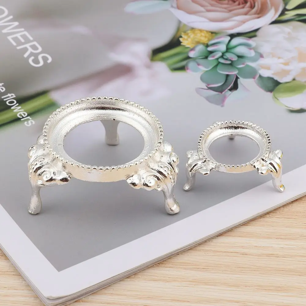 Handicraft Photography Props Home Office Decor Metal Display Stand Glass Sphere Base Egg Support Crystal Ball Holder