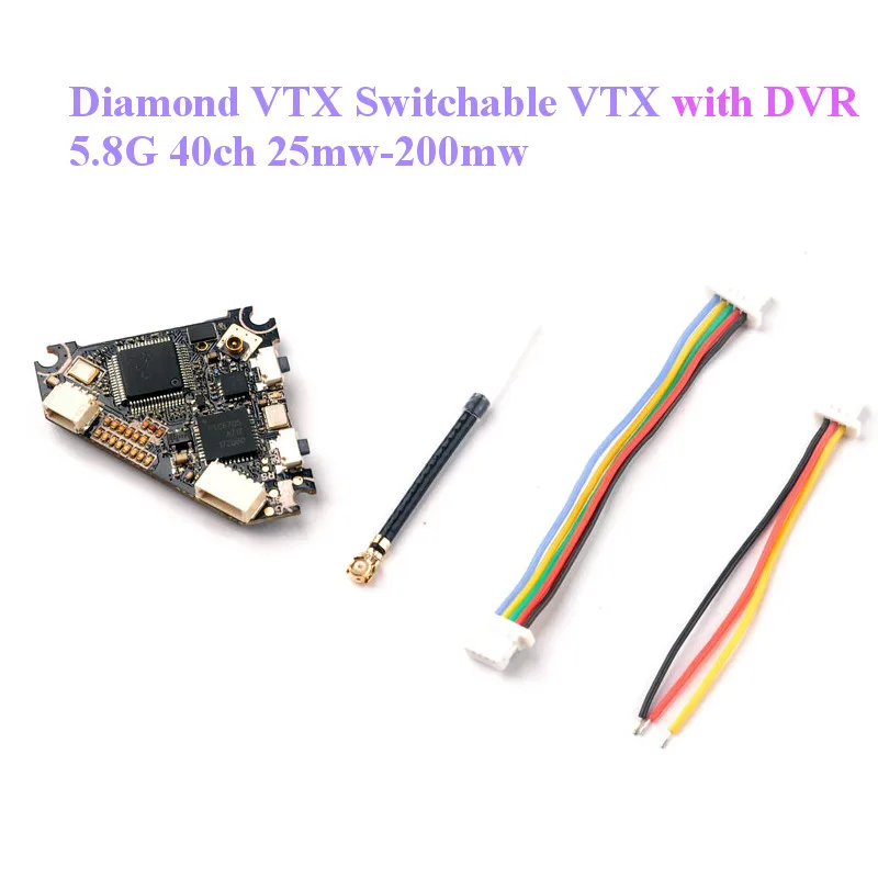 Runcam Nano 2 700TVL 1/3 CMOS 2.1mm FPV Camera Special W/ Diamond VTX 5.8G 40CH VTX DVR for Mobula7 Larva X RC FPV Racing Drone