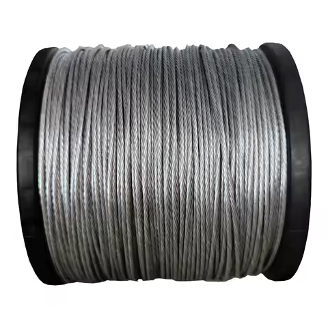 200m Alloy Wire Electric Fence Accessories Aluminum Magnesium Alloy Rope Pulse Power Grid Wire Rope Electric 2.0mm Conductive Ro