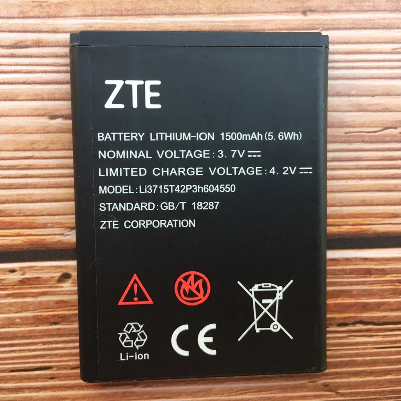 

New Original 1500mAh Li3715T42P3h604550 ZTE Blade A110 A112 A410 Mobile Phone Battery