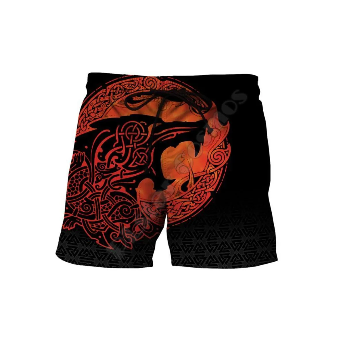 PLstar Cosmos New summer Fashion Shorts Wolf Tattoos 3D Printed Male/Female streetwear Casual Cool Shorts 09