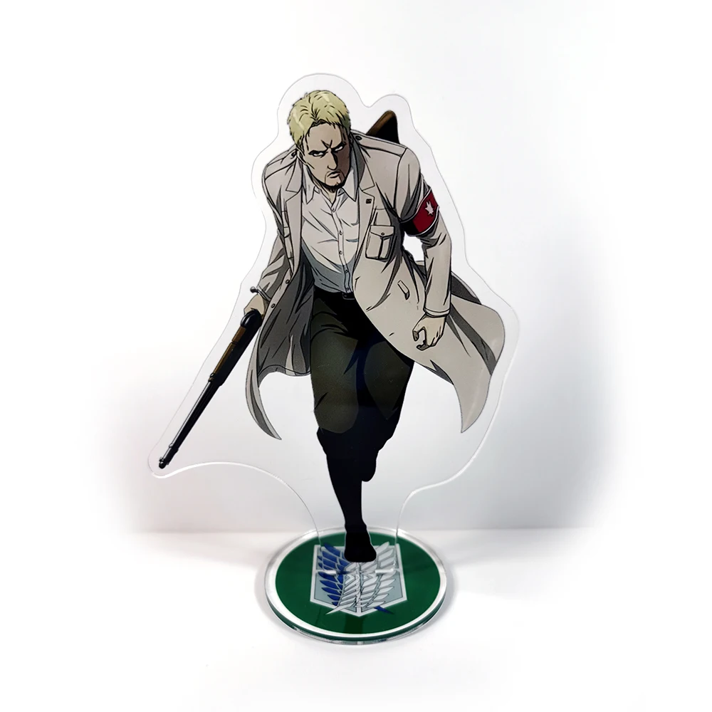 

Attack on Titan Shingeki no Kyojin The final season Reiner Braun acrylic stand figure model plate holder cake topper anime