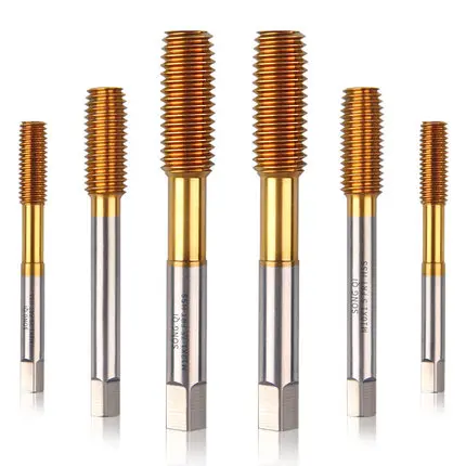 JRF Fluteless формовочная машина, краны с титановым покрытием, экструзионные краны, m3 m4 m5 m6 m8 m10 m12 M14 M16