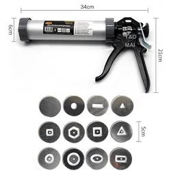 Narzędzia garncarskie Hollow Mud Stick zestaw wytłaczarki DIY11 rodzaje miękkiego pustego Mud Stick ręczny błoto wyciskanie pistolet gliny narzędzie do modelowania