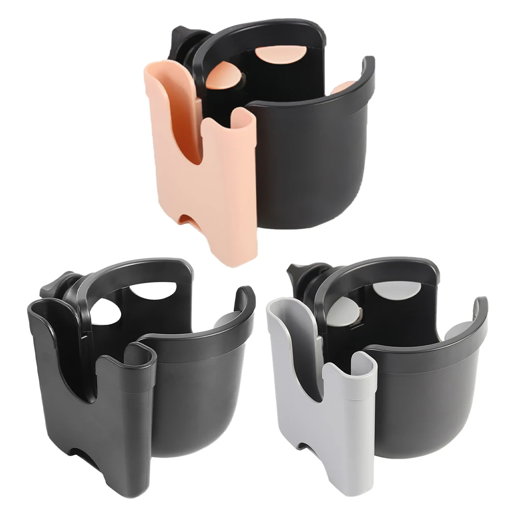 Stroller Cup Holder Universal Cup Holder 2 In 1 Bottle Holder Infant Cup Holder For Buggy Pushchair Wheelchair Bike And More