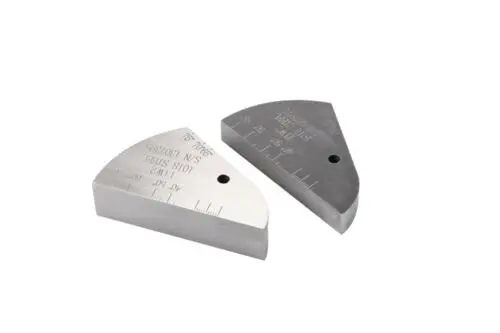 

1018 Steel IIW2 (V2) Ultrasonic Calibration Block,UT block with thickness 12.5mm hole diam 5mm