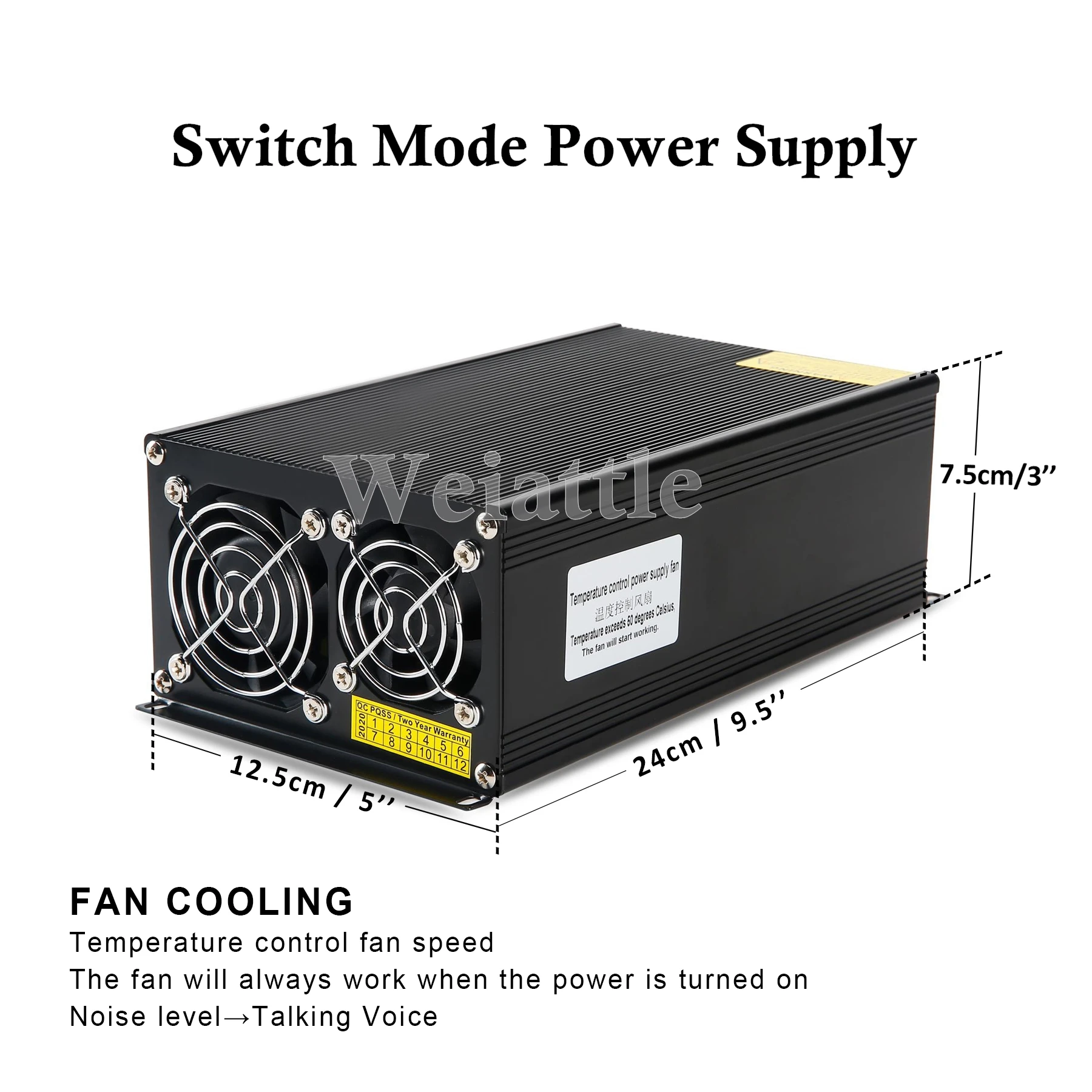 SMPS DC12V 125A 15V 100A 24V 36V 48V 60V 25A 70V 20A Motor Driver Switching Power Supply 110V 220V AC Transformer CNC Industry