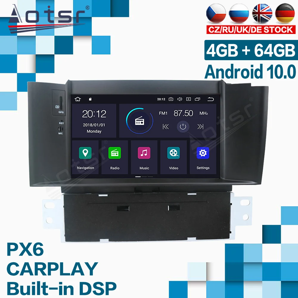 

Car GPS Navigation For Citroen C4l C4 DS4 2012 2013 2014 - 2016 Android Radio Multimedia Player Audio Screen Carplay Autoradio