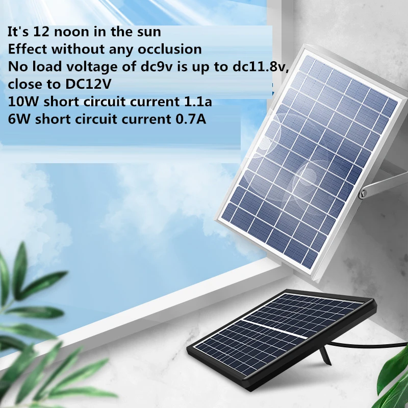 DC 9V-12V 6W 10W Panel słoneczny DIY fotowoltaiczne wytwarzanie energii ze szkła hartowanego i aluminium rama pompy piesze wycieczki Camping na