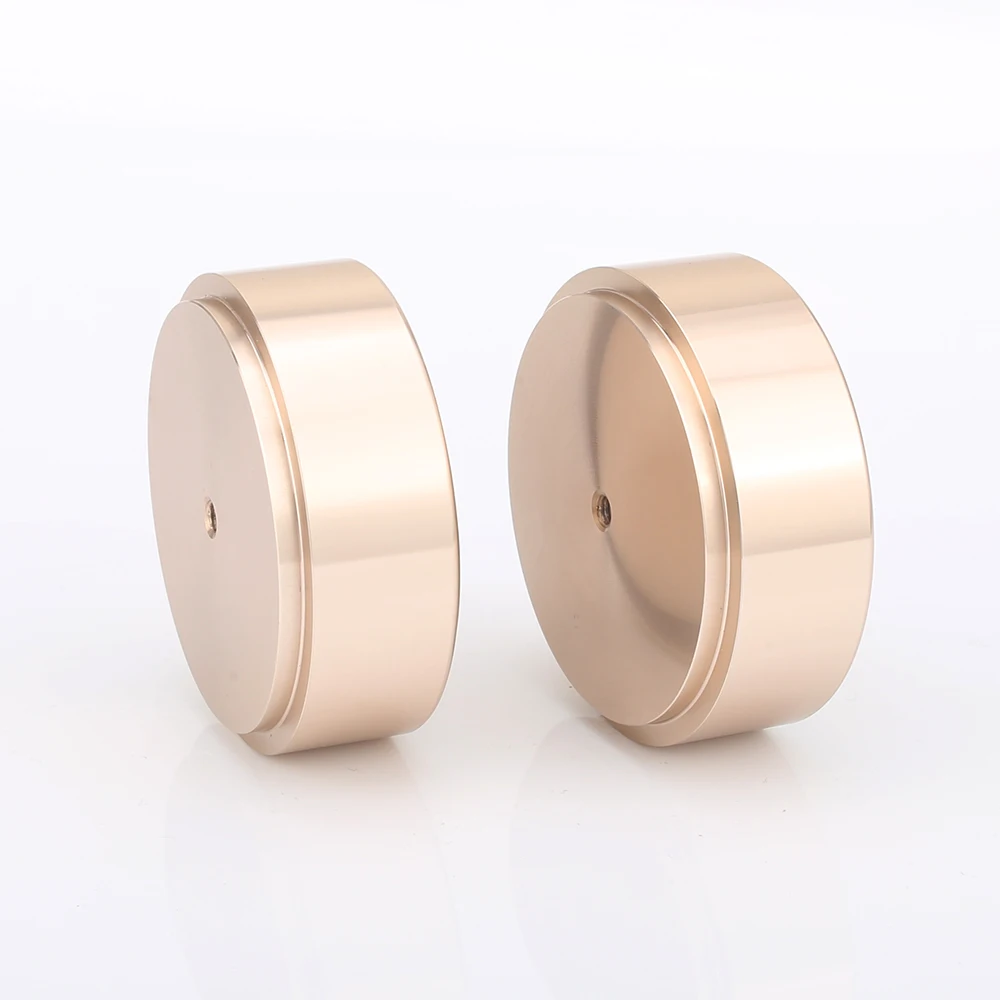 58x22mm 전체 알루미늄 앰프 스피커 절연 피트 턴테이블 모니터, CD DAC 라디오 진동 스탠드 패드베이스