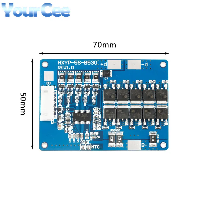 BMSリチウム電池保護回路ボード、リチウム電池パック、充電器、PCBモジュールケーブル、5s、18v、21v、30a、2個、1個