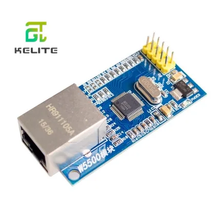 1pcs W5500 Ethernet Network Modules For Arduino TCP/IP 51/STM32 SPI Interface 3.3V 5V I/O MCU