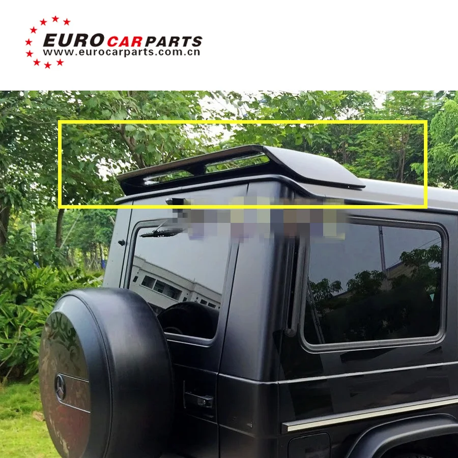 G wagon w463 double deck carbon finber roof spoiler for G350 G400 G500 G55 G63 G65 CARBON rear wing