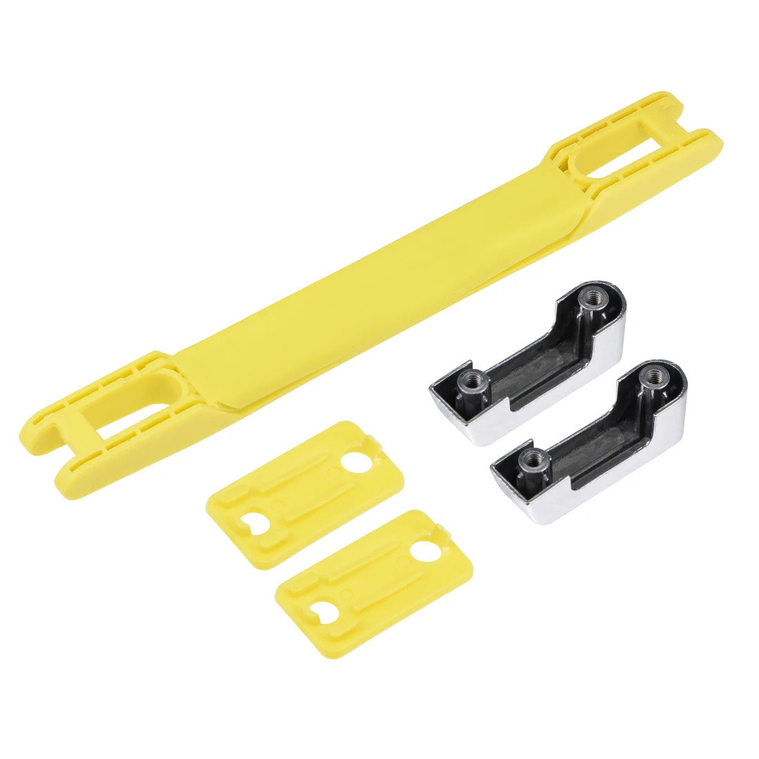 Uxcell 2Pcs Luggage Handle 220mm Length Strap Grip Replacement for Suitcase Case Yellow