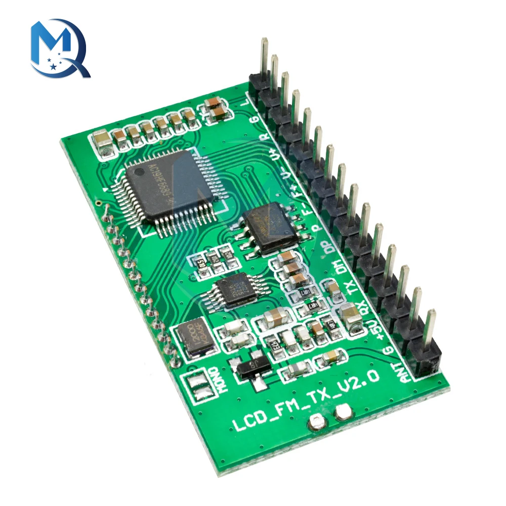 Módulo transmisor/receptor de Radio FM estéreo Digital, modulación de frecuencia de 87-108MHz, almacenamiento automático, reducción de ruido