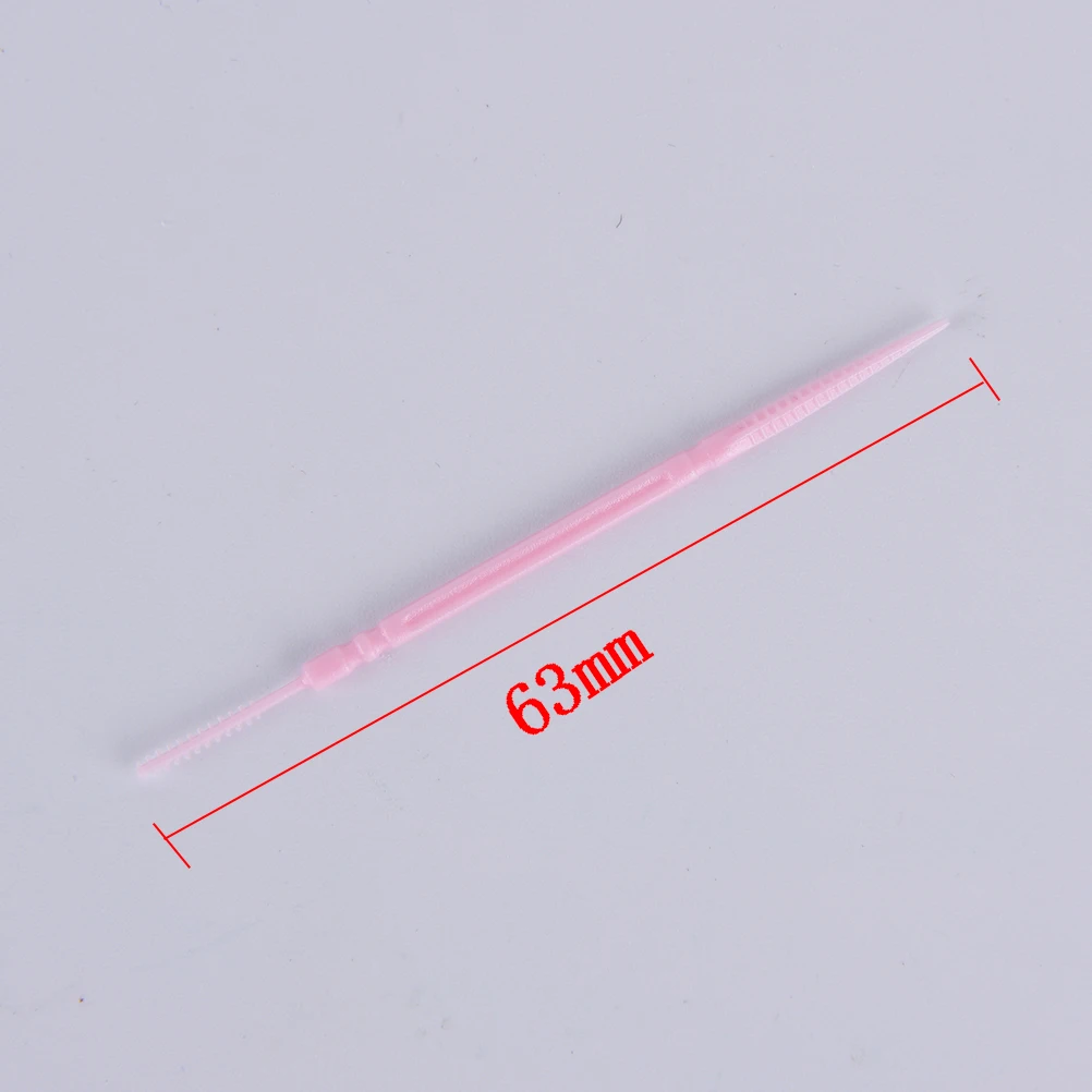 100 Pcs/Pack Wholesale 2-way Oral Dental Picks Plastic Toothpick Oral Dental Picks Eco-Friendly Disposable Tooth Picks