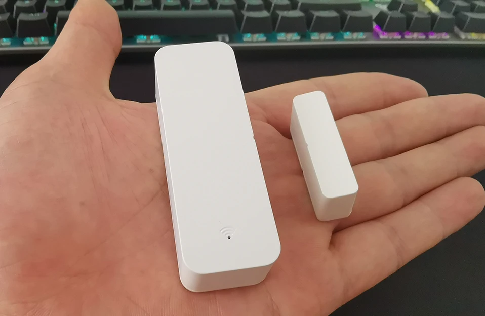 Tuya WiFi Zigbee Türsensor Kontaktsensor Offen Geschlossen Detektor Smart Home Alarm Sicherheitsschutz Arbeiten Sie mit Aleax Smart Life – Detail 14