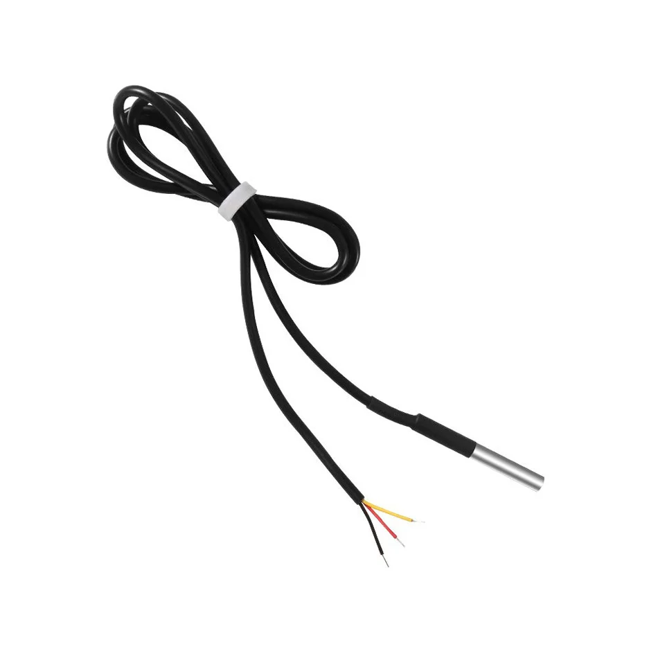 5Pcs DS18B20 Temperatuursensor Temperatuursensor Rvs Pakket Waterdichte