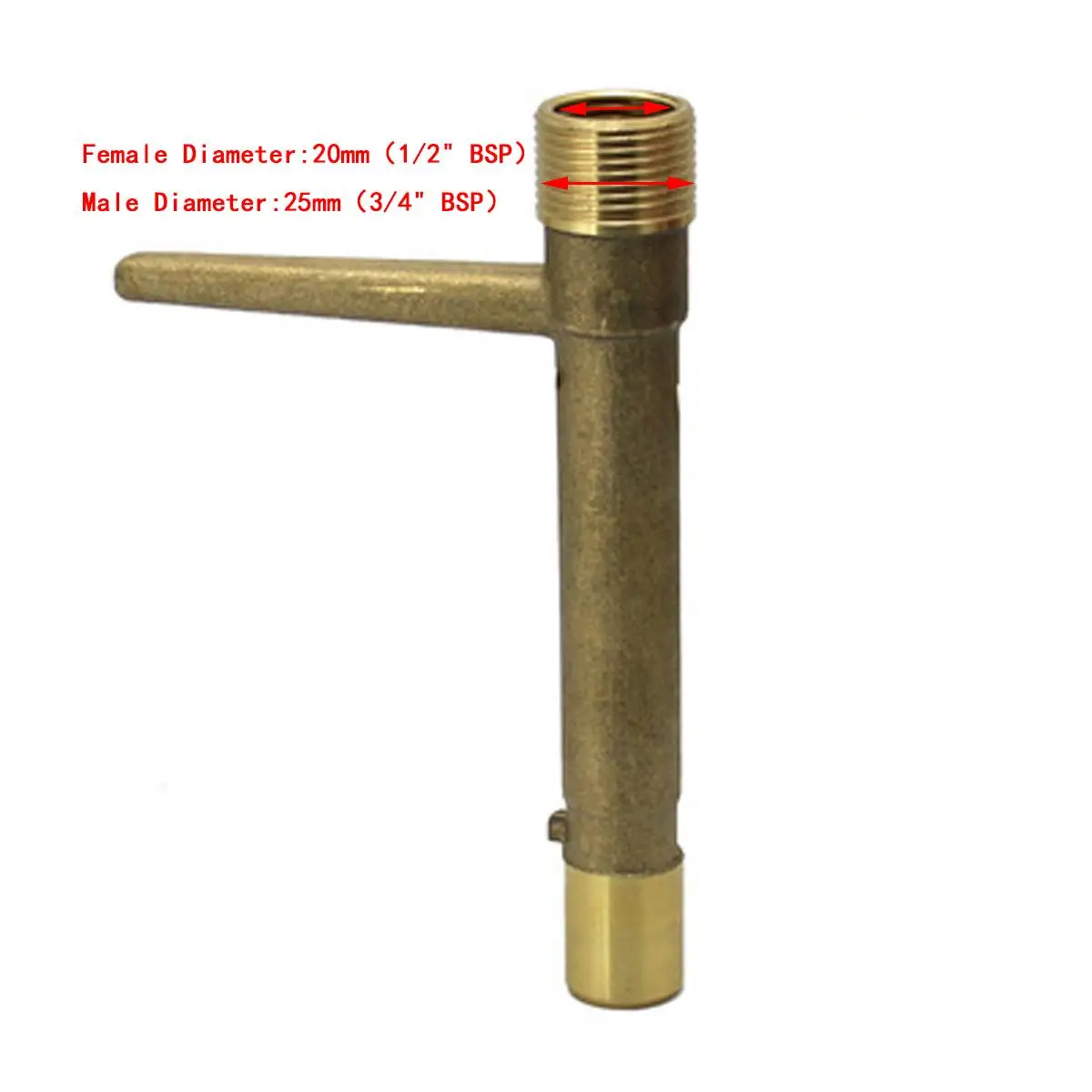 Lawn Use Pole External Thread DN20 Internal DN15 Water Valve Intake Source Horticultural Irrigation Garden