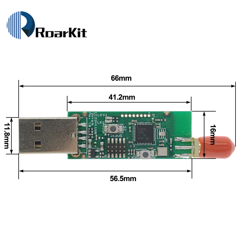 Беспроводная плата Zigbee CC2531 CC2540 Sniffer, модуль анализатора Packet Protocol, USB интерфейс Dongle Capture Packet Module