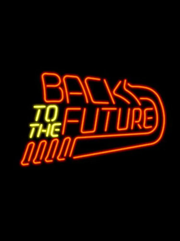 

Neon Sign For New Back To The Future Glass Tube Commercial Lamp resterant light advertise custom Impact Attract Outdoor Lighting