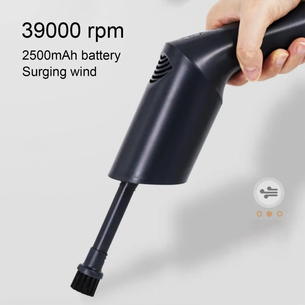 Soplador de polvo compacto y duradero para teclado, soplador de aire portátil USB para ventana
