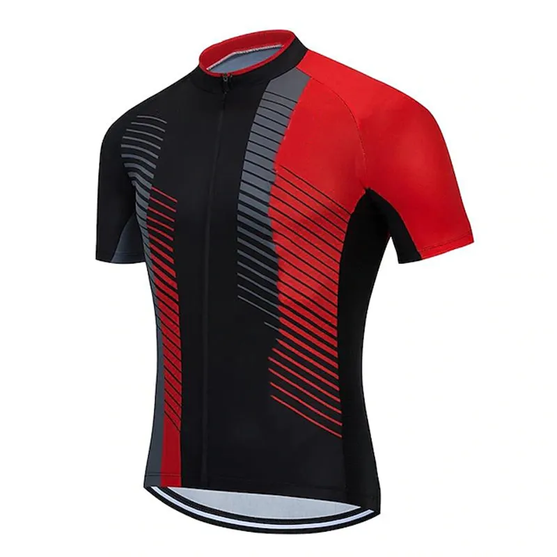 Cycling Jersey Bike Shirts Bicycle Riding Best Quality New Slim Top MTB Quick-drying Short Sleeve Men\'s Cycling Apparel Clothing