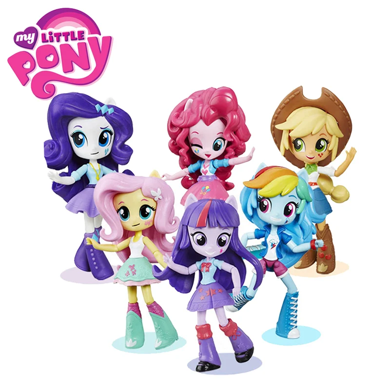 My Little Pony Equestria Princess Mini Doll Toys pinkie pie rainbow dash twilight sparkle rarity Girls Children