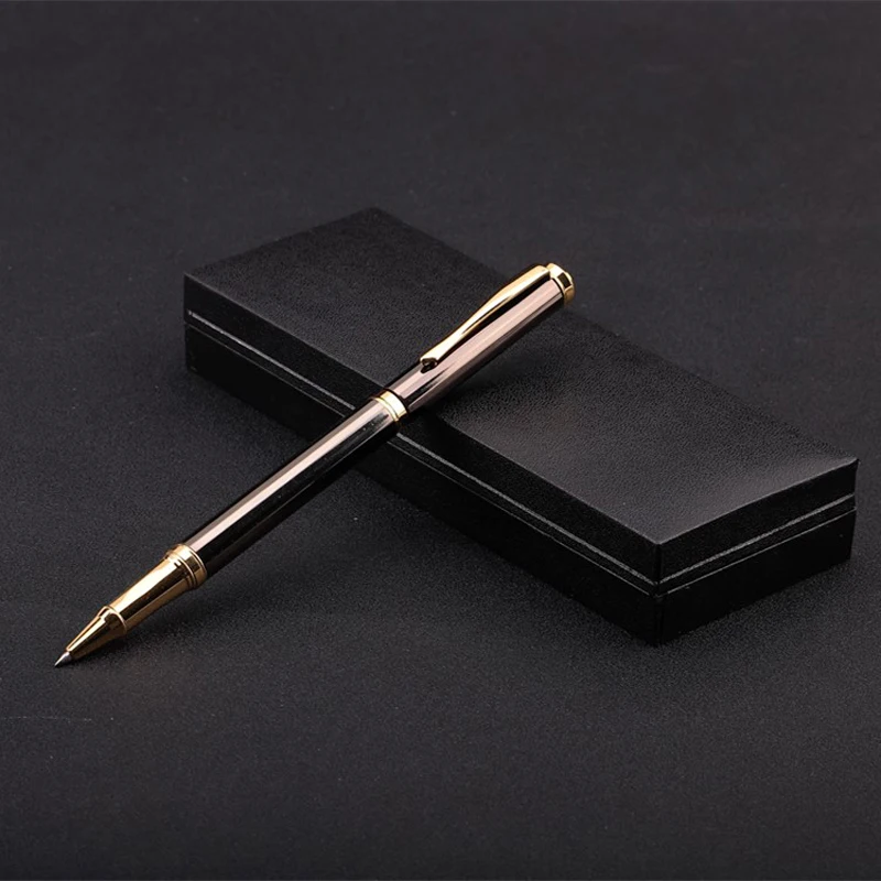 

20 pcs Black Roller Ball Pen 0.5 mm Refill luxury Ballpoint Pen Business Gift Pens Office and School Pens for Writing