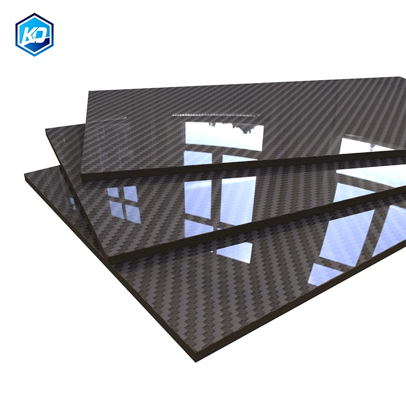 0.25-5MM 95X245mm 3K Surface Twill Matte Glossy Carbon Plate Panel Sheets High Composite Hardness Material Carbon Fiber Board