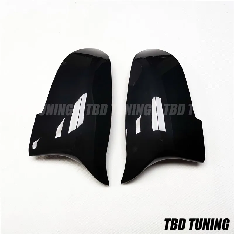 M Style Carbon Fiber&Gloosy Black Mirror Cover For BMW 5 Series F10 2014 +Rear Side View caps Mirror Cover LCI F10 520i 528i