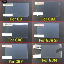 YUXI For LCD Screen Protector Protective Film for Color for GBA GBA SP GBC GB GBP GBM for  Advance Game Console