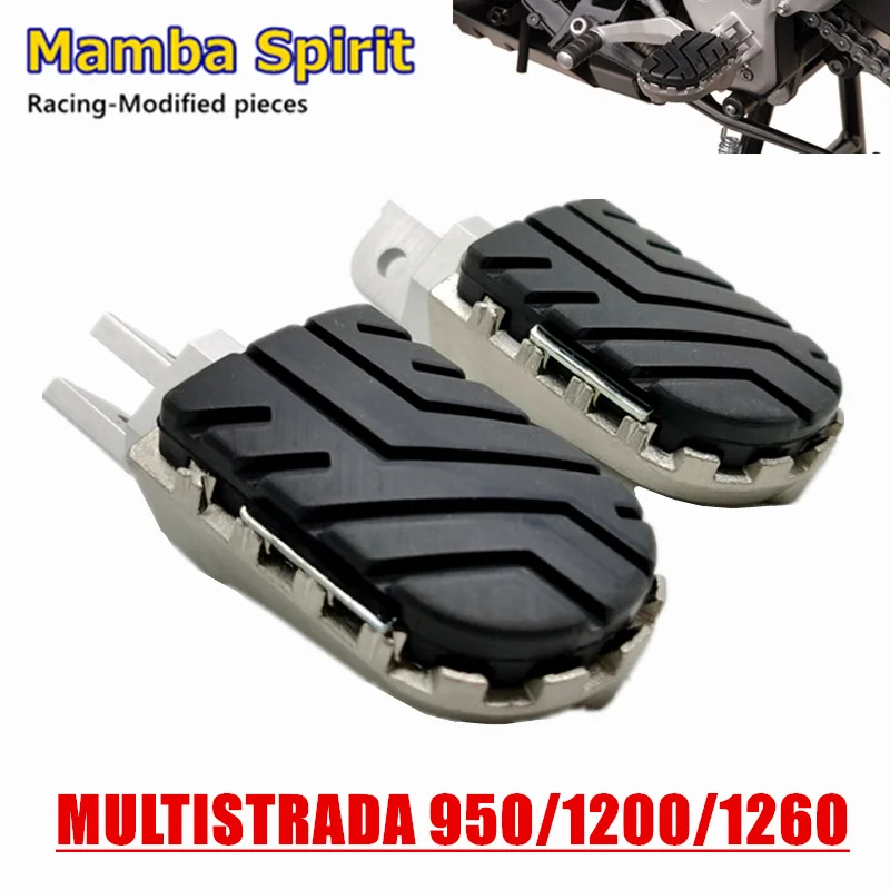 FOR DUCATI MULTISTRADA MTS 1200 950 1260 Motorcycle Accessories Modified Parts Front Footpegs Foot Rest Peg Pedal