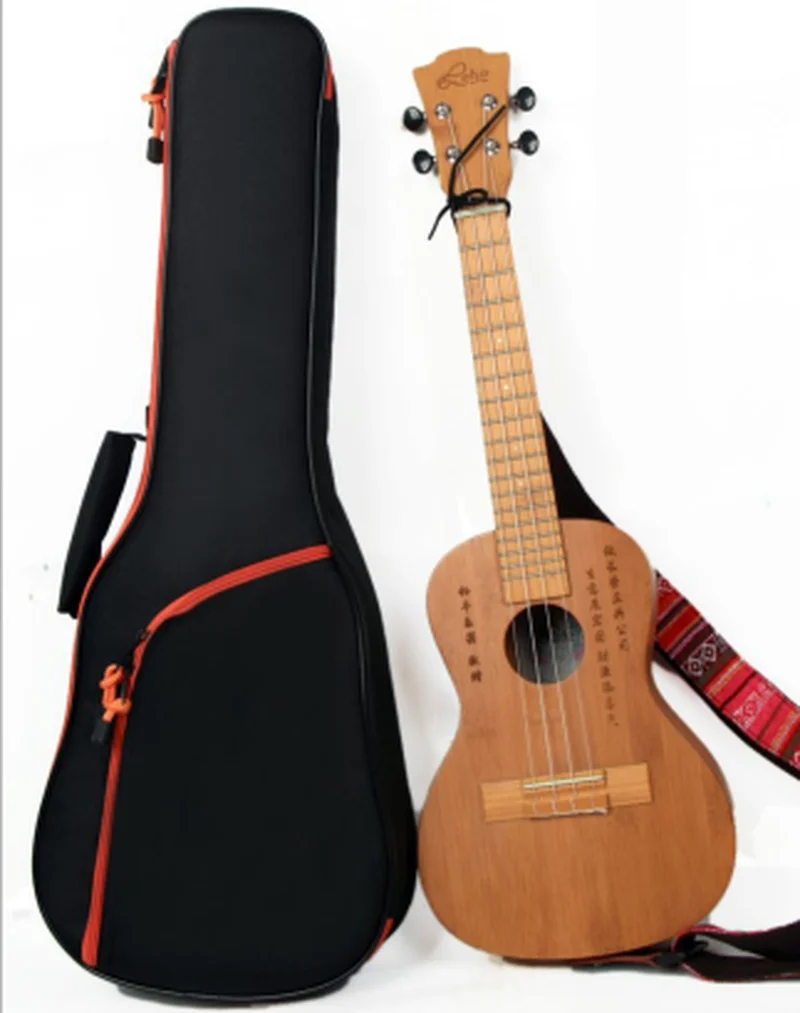 Ukulele Bag Case 21 23 26 28 30 Inches Backpack Soprano Concert Tenor Baritone Carry Gig Guitar Accessories Simple Rough