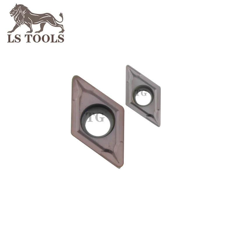 LS TOOLS Lathe Internal Turning Tools Carbide Inserts DCMT11T304 MV DCMT070204 DCMT070208 Turning Inserts Blade for metal steel