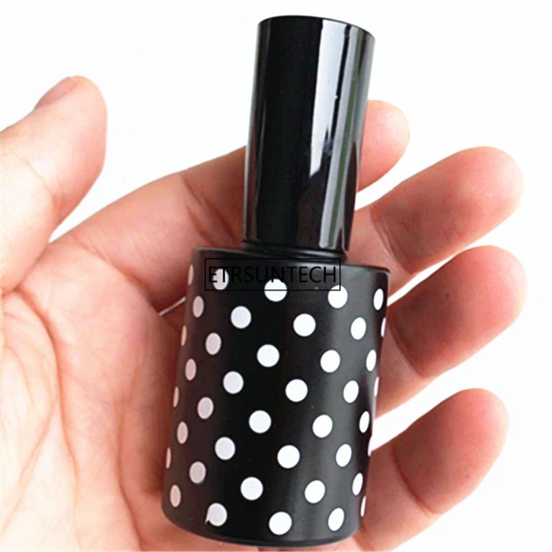 100pcs 12ml Black Glass Perfume Bottles Empty Spray Atomizer Refillable Bottle Scent Case with Travel Portable F3575