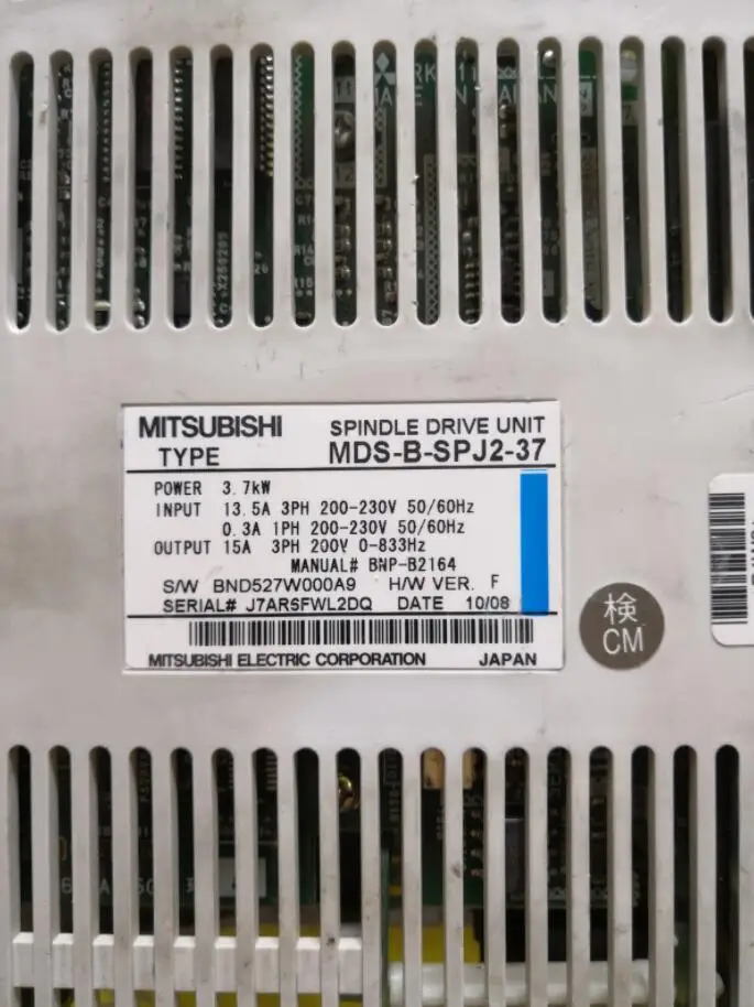 MDS-B-SPJ2-37 Used in good condition servo driver