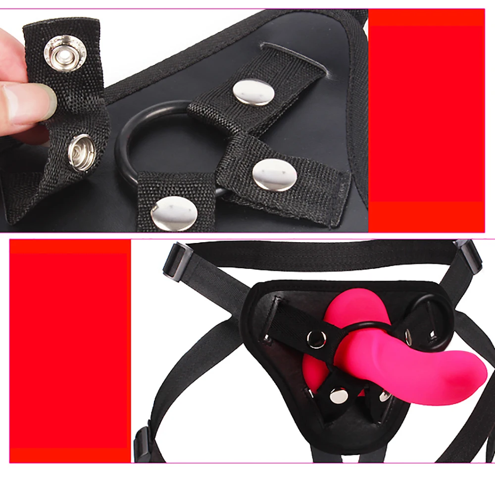 10 Speed Vibrating Strap On Dildo Vibrator Panties Women\'s Lesbian Sex Bondage Dildo Belt Penis Artificial Sex Toys For Womans