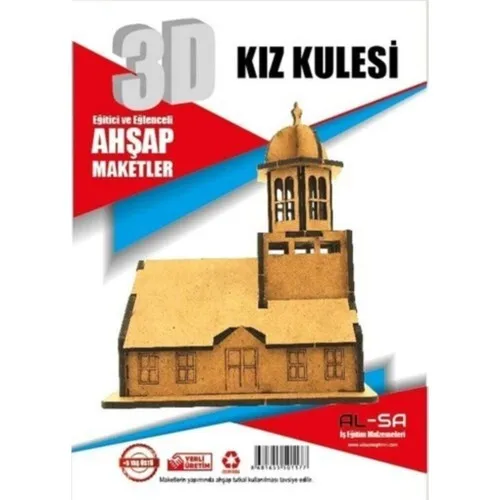 Zenkid 3D Hout Model Meisje Toren Fun Educatief Puzzel Speelgoed