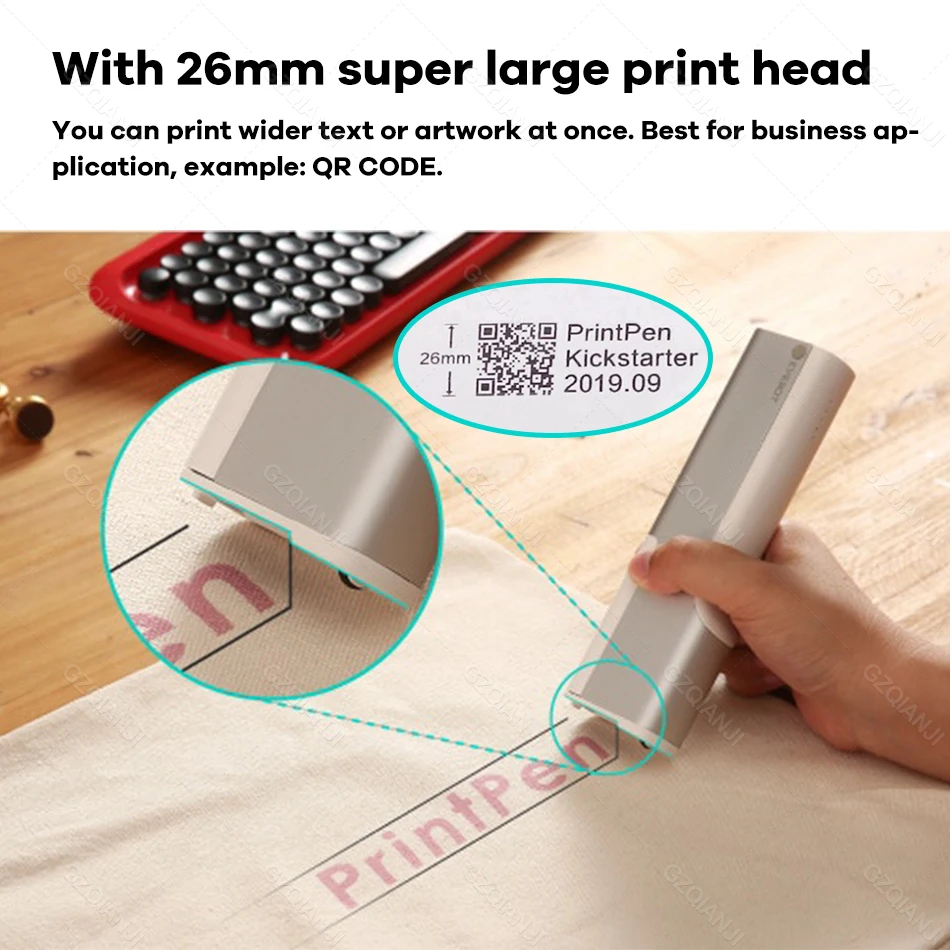 EVEBOT Printpen Food-Specific Handheld Printer Bread Coffee Milk Tea Biscuit Pattern Logo Smart Portable Mini Small Print