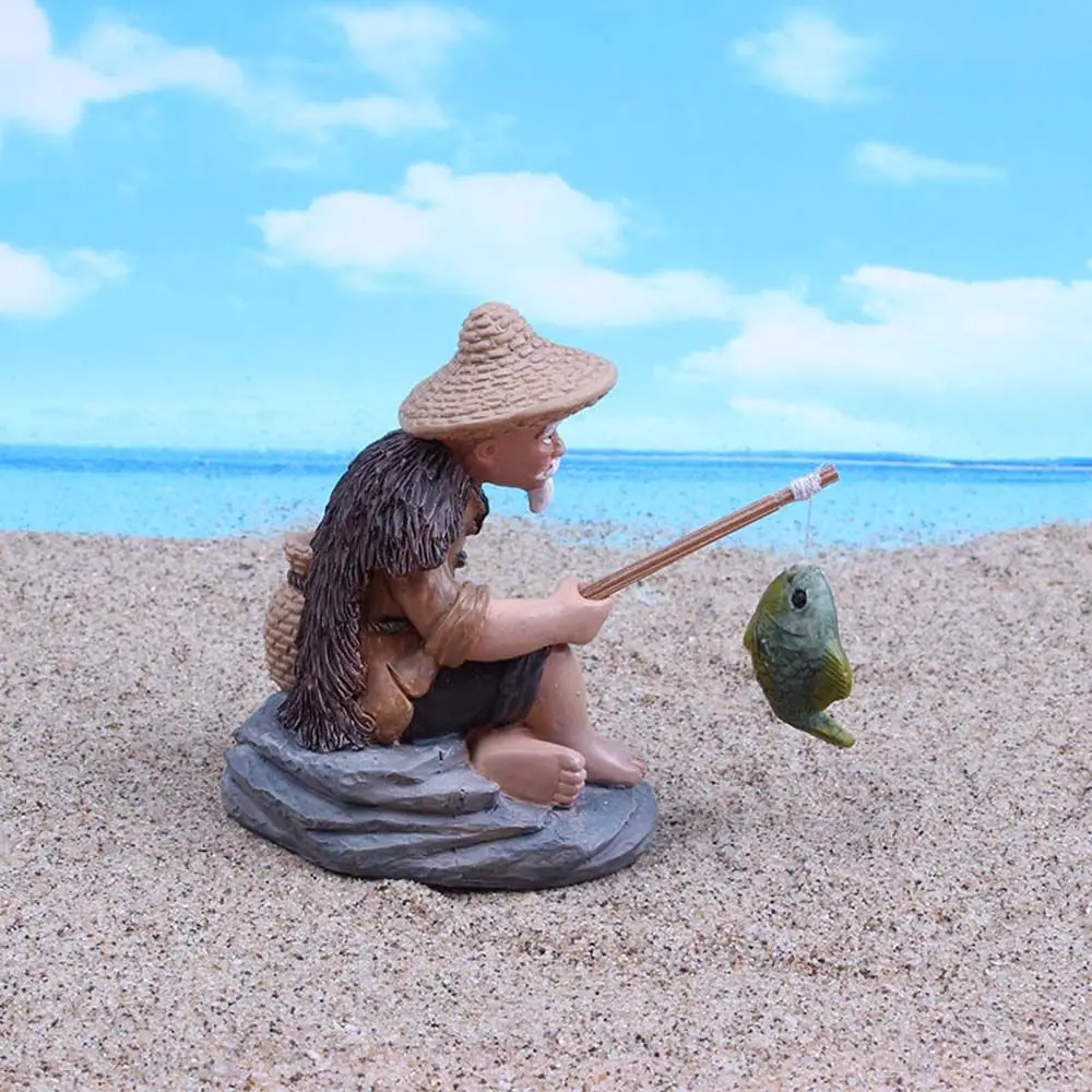 

Handmade Resin Sculpture Craft Micro Landscape Miniature Figurine Bonsai Decoration Fairy Garden Ornament