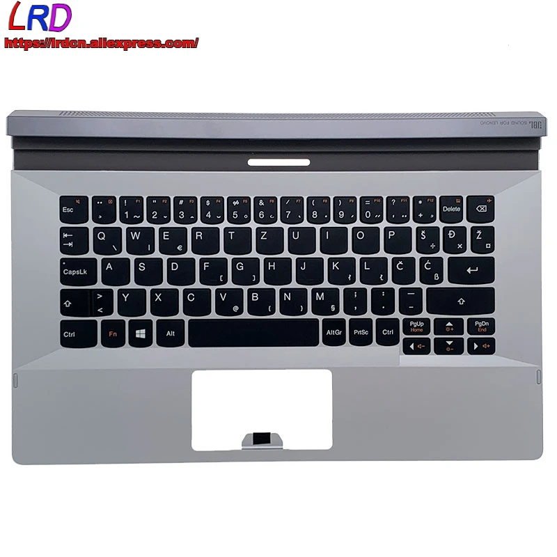 

New Original C Cover Upper Case Palmrest with SI Slovenian Base Docking Keyboard for Lenovo Miix2 11 Tablet Laptop 90205292