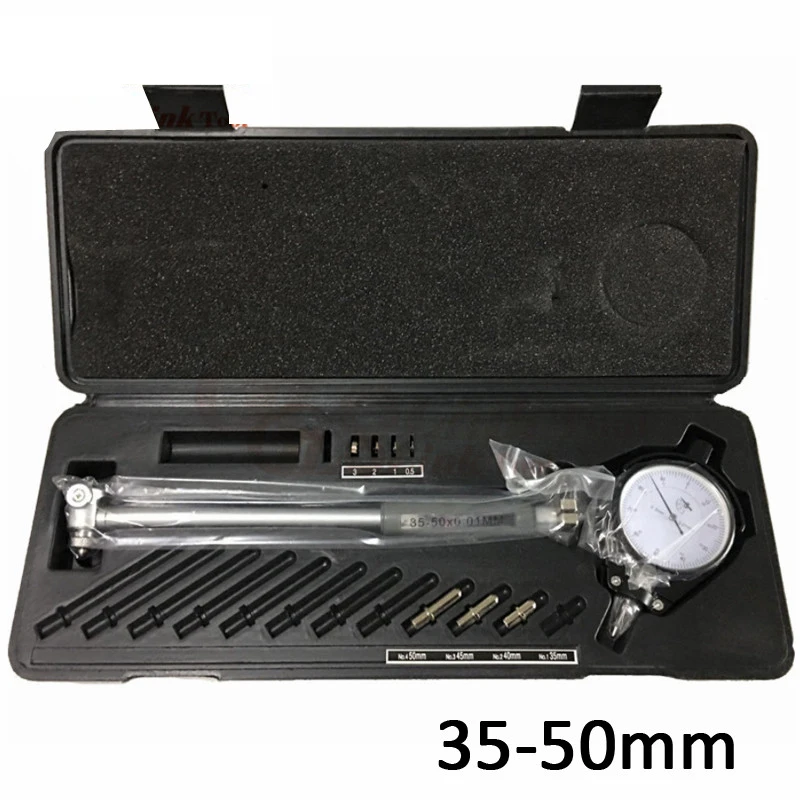 50-160MM 35-50MM 0.01mm Dial Bore Gauge Indicator Diameter Indicators Precision Engine Cylinder Measuring Test Kit Tool Meter