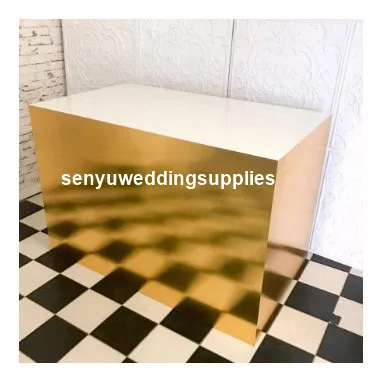 2pcs/lot)wedding backdrops Birthday Party Acrylic /gold mirror for wedding  Backdrops for sale  senyu2077