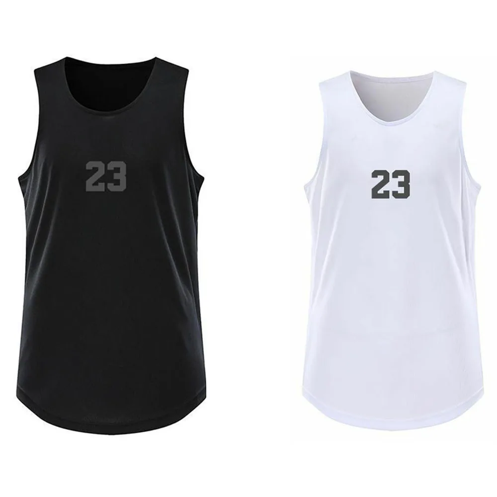 

2021 New Compression Tights Gym Tank Tops Quick Dry Sleeveless Sports Shirt Men Fitness Clothing Summer Cool Men's Running Vest