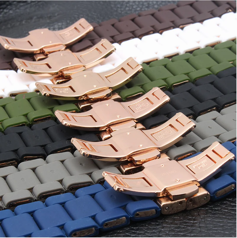 BRETA سيليكون المطاط حزام حزام أماني ل AR5920 AR5906 AR5905 AR5858 5943 | 5941 | 5867 | 5981 20 23 مللي متر مربط الساعة