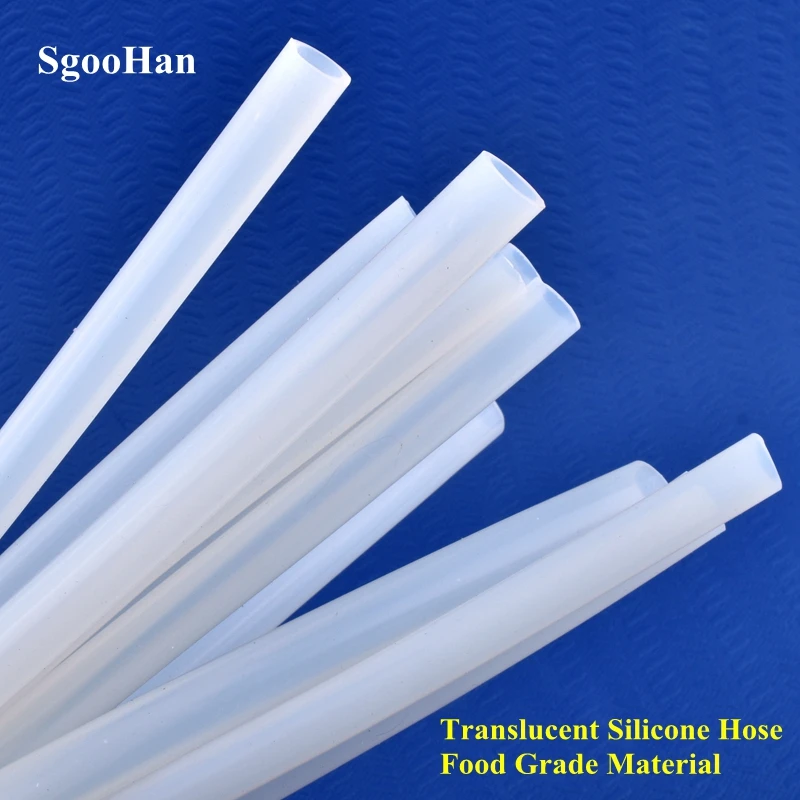 1M Big Size ID.12~38mm Food Grade Clear Transparent Silicone Hose Rubber Tube Aquarium Tank Garden Irrigation Soft Flexible Tube